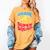 Grade 4 Super Squad Superhero Teacher Team Women's Comfort Colors T-Shirt Mustard