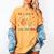Groovy Fall In Love With Learning Autumn Pumpkin Teacher Women's Comfort Colors T-Shirt Mustard Groovy Fall In Love With Learning Autumn Pumpkin Teacher Women's Comfort Colors T-Shirt Mustard