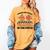 Groovy I Teach The Cutest Pumpkins In The Patch For Teacher Women's Comfort Colors T-Shirt Mustard