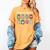 Groovy Teaching Is My Jam Teacher Appreciation Women's Comfort Colors T-Shirt Mustard