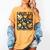 Growth Not Perfection Abstract Florals SPED Teacher Women's Comfort Colors T-Shirt Mustard Growth Not Perfection Abstract Florals SPED Teacher Women's Comfort Colors T-Shirt Mustard