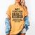 Halloween Art Teacher Prisoner Costume Women's Comfort Colors T-Shirt Mustard Halloween Art Teacher Prisoner Costume Women's Comfort Colors T-Shirt Mustard