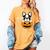 The Halloween Boston Terrier Women's Comfort Colors T-Shirt Mustard