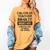 Halloween Calculus Teacher Prisoner Costume Women's Comfort Colors T-Shirt Mustard