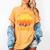 Halloween Costume Teacher Love Brains Zombie Women's Comfort Colors T-Shirt Mustard Halloween Costume Teacher Love Brains Zombie Women's Comfort Colors T-Shirt Mustard
