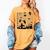 Halloween Music Note Clefs Spooky Ghost For Music Teacher Women's Comfort Colors T-Shirt Mustard Halloween Music Note Clefs Spooky Ghost For Music Teacher Women's Comfort Colors T-Shirt Mustard