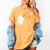 Halloween Music Note Ghost Teacher Fall Musical Instrument Women's Comfort Colors T-Shirt Mustard Halloween Music Note Ghost Teacher Fall Musical Instrument Women's Comfort Colors T-Shirt Mustard