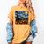 Halloween Pumpkin Starry Night Van Gogh Art Teacher Women's Comfort Colors T-Shirt Mustard Halloween Pumpkin Starry Night Van Gogh Art Teacher Women's Comfort Colors T-Shirt Mustard