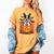Halloween Retro Boston Terrier Women's Comfort Colors T-Shirt Mustard