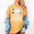 Halloween Teacher Composition Book Notebook Matching Group Women's Comfort Colors T-Shirt Mustard