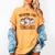 Halloween Teacher Ghosts Trick Or Teach Retro Costume Women Women's Comfort Colors T-Shirt Mustard Halloween Teacher Ghosts Trick Or Teach Retro Costume Women Women's Comfort Colors T-Shirt Mustard
