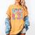 Happy 100th Day Of School 100 Days Brighter Teachers Kids Women's Comfort Colors T-Shirt Mustard