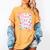 Happy Dot Day Bow Coquette For Teacher Girls Women's Comfort Colors T-Shirt Mustard