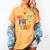 Happy Fri-Yay Teacher Life Weekend Pun Happy Friday Women's Comfort Colors T-Shirt Mustard
