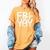Happy Friyay Teacher Shirt Cute Teacher Fashion Fri-Yay Women's Comfort Colors T-Shirt Mustard