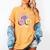 Happy To See Your Face Smile Face Teacher Back To School Women's Comfort Colors T-Shirt Mustard Happy To See Your Face Smile Face Teacher Back To School Women's Comfort Colors T-Shirt Mustard