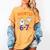 Haunted 67 Ghost Math Teacher Halloween Costume Math Pun Women's Comfort Colors T-Shirt Mustard Haunted 67 Ghost Math Teacher Halloween Costume Math Pun Women's Comfort Colors T-Shirt Mustard
