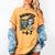 Haunted 67 Skeleton Math Teacher Halloween Costume Math Pun Women's Comfort Colors T-Shirt Mustard