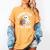 Haunted By My TBR Cute Ghost Book Reading Teacher Halloween Women's Comfort Colors T-Shirt Mustard