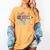 Hello Pre-K Pencil Teacher Student Tie Dye Women's Comfort Colors T-Shirt Mustard