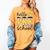 Hello Pre-K Preschool Back To School First Day Teacher Kids Women's Comfort Colors T-Shirt Mustard