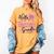 Hello Second Grade First Day Of School Coquette Teacher Girl Women's Comfort Colors T-Shirt Mustard Hello Second Grade First Day Of School Coquette Teacher Girl Women's Comfort Colors T-Shirt Mustard