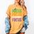 Hocus Pocus Everybody Focus Teacher Halloween Women's Comfort Colors T-Shirt Mustard Hocus Pocus Everybody Focus Teacher Halloween Women's Comfort Colors T-Shirt Mustard