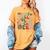 In My Holly Xmas Jolly Teacher Era Teacher Vibes Christmas For Men Women Kids Women's Comfort Colors T-Shirt Mustard In My Holly Xmas Jolly Teacher Era Teacher Vibes Christmas For Men Women Kids Women's Comfort Colors T-Shirt Mustard