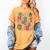 In My Holly Xmas Jolly Teacher Era Teacher Vibes Christmas Women's Comfort Colors T-Shirt Mustard In My Holly Xmas Jolly Teacher Era Teacher Vibes Christmas Women's Comfort Colors T-Shirt Mustard