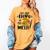 I'm Just Here To Get Messy Art Teacher Artist Painting Women's Comfort Colors T-Shirt Mustard