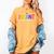 Infant Teacher Daycare Provider Childcare Teacher Women's Comfort Colors T-Shirt Mustard