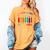Its Okay To Feel All The Feels Mood Color Crayons Teacher Women's Comfort Colors T-Shirt Mustard Its Okay To Feel All The Feels Mood Color Crayons Teacher Women's Comfort Colors T-Shirt Mustard