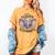 Just a Teacher Who Loves Elephants Elephant Lover Educator Women's Comfort Colors T-Shirt Mustard