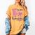 K Is For Kindergarten Teacher Coquette Bow Back To School Women's Comfort Colors T-Shirt Mustard K Is For Kindergarten Teacher Coquette Bow Back To School Women's Comfort Colors T-Shirt Mustard