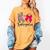 K Is For Kindergarten Teacher Coquette Bow Back To School Women's Comfort Colors T-Shirt Mustard K Is For Kindergarten Teacher Coquette Bow Back To School Women's Comfort Colors T-Shirt Mustard
