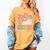 Kinder Boo Crew Kindergarten Teacher Student Halloween Women's Comfort Colors T-Shirt Mustard