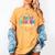 Kindergarten Crew Back To School Kindergarten Teacher Kids Women's Comfort Colors T-Shirt Mustard