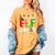 Kindergarten ELF Squad Christmas ELF Student Teacher Men Women Kids Women's Comfort Colors T-Shirt Mustard