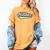 Kindergarten TEAM School Teacher Kinder Baseball-Style Shirt Women's Comfort Colors T-Shirt Mustard