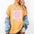 Kindergarten Vibes First Day Of School Kindergarten Teacher Women's Comfort Colors T-Shirt Mustard