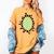 Kiwi Easy Costume Halloween Fruit Lover School Teacher Fun Women's Comfort Colors T-Shirt Mustard