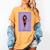 La Maestra Mexican Bingo Card Teacher Lottery Card Women's Comfort Colors T-Shirt Mustard