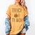 Leopard Trick Or Teach Halloween Teacher Costume Women Women's Comfort Colors T-Shirt Mustard