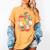 Let's Learn Today Teacher Motivational Back To School Women's Comfort Colors T-Shirt Mustard