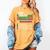 Can I Lick It Periodic Table Science Teacher Chemistry Women's Comfort Colors T-Shirt Mustard