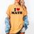 I Love Math Teacher Women's Comfort Colors T-Shirt Mustard I Love Math Teacher Women's Comfort Colors T-Shirt Mustard
