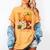Love Preschool Teacher Turkey Thanksgiving Autumn Fall Women's Comfort Colors T-Shirt Mustard