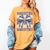 Maestra El Salvador Coquette Bow Hispanic Spanish Teacher Women's Comfort Colors T-Shirt Mustard