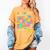 In My Maestra Era Spanish Bilingual Teacher Back To School Women's Comfort Colors T-Shirt Mustard