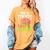 Math Teachers Love Brains Zombie Teacher School Halloween Women's Comfort Colors T-Shirt Mustard